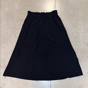 Athleta Black A-Line Skirt